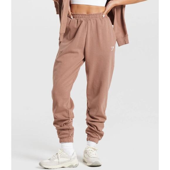 Gymshark Pants - Gymshark training woven joggers brown size small